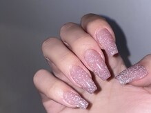 ケー 渋谷店(K)/【スカルプ】ピンク×フラッシュ