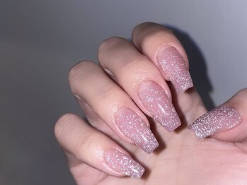 ケー 渋谷店(K)/【スカルプ】ピンク×フラッシュ