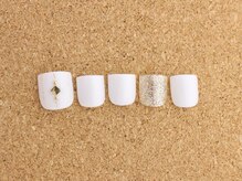 ネイルサロン ブランロール 白金店(Nail Salon Blanl'or)/FOOT　ストライプ