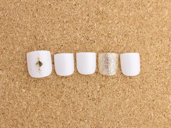 ネイルサロン ブランロール 白金店(Nail Salon Blanl'or)/FOOT ストライプ