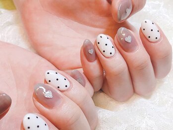 ネイルマジック 仙台一番町店(NAIL MAJIC)/くまさん×ドットネイル★オ-ダ-