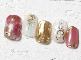 花和柄成人式ブライダル￥9000