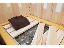 ハーモニア(Harmonie)の雰囲気（ヒノキの香りで包み体の芯まで温めるベッドの中はこんな感じ♪）