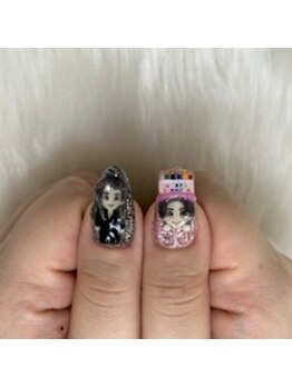 プリュム(Plume)/3D/推しネイル/キャラクター