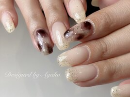 くすみボルドーニュアンス