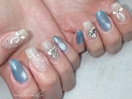 ホワイトデーネイル