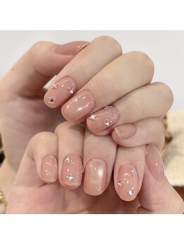 レインボーネイル 池袋(RainbowNail)の写真/オフィスにも馴染む♪マグネットちゅるんネイルで、シンプル大人上品ネイルを叶えます☆