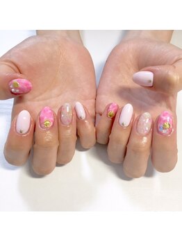 テラックス/ピンクマーブルシェル