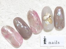 アイネイルズ 新宿店(I nails)/オーロラ大理石