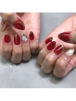 キャンネイル 金山店(Can Nail)/クリスマスマグネットネイル☆