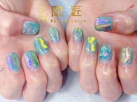 うるうる氷ネイル