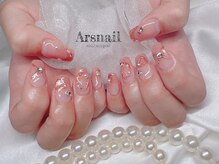アルスネイル(Ars nail)/ちゅるんピンクネイル