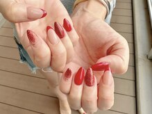 ビアンカ 川越店(Bianca)/レッドネイル☆￥7500