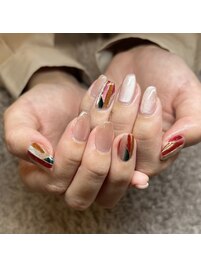 マルチカラーマグネットネイル