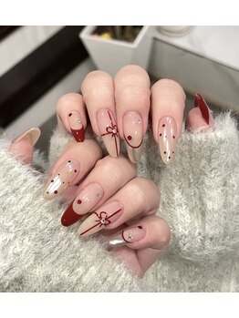 バイムーンサロン(By Moon Salon)/大人気リボンネイル
