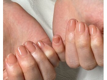 ヌーディー/美爪/ショートネイル