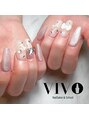 ビボ(.VIVO)&nbsp;華やかさと可愛らしさを両立した指先です！