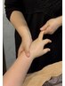 【パラフィンパック ハンドケア100分】甘皮・ツヤだし+マニキュアワンカラー