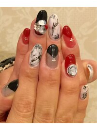 ファッションフラワーネイル☆