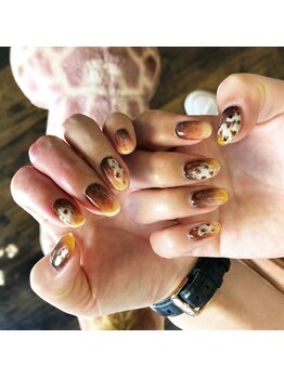 ピピランチェ(PIPIRANCHE)/秋色ネイル