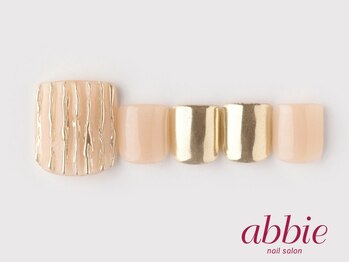 ネイルサロンアビー 北千住店(abbie)/ミラーストライプ ￥10142