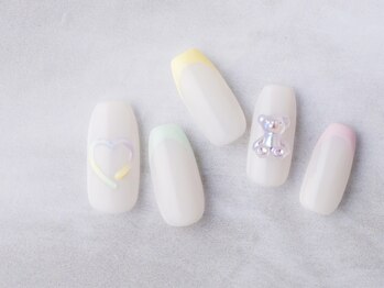 サンミーゴネイル 神戸店(Sunmego Nail)/キラキラクマネイル☆