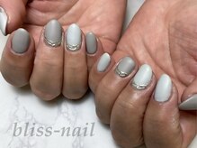 ブリスネイル(bliss-nail)/ミラーフレンチ