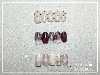 ネイルアンドアイラッシュ ルクソー ホテル日航福岡店(Nail&Eyelash LUXUEUX.)/【定額デザイン¥8800】