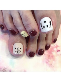 トータルサロン 白べぇーっ プラス/スヌーピーネイル