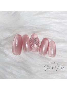 ネイルサロンクリアヴィラ(nail salon clear villa)/GirlyStyle collection￥9990