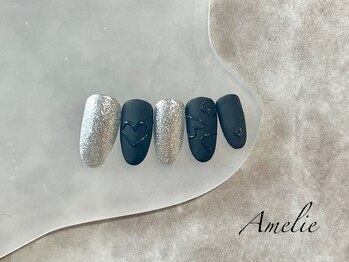 アメリ(Amelie)/ハート/マット/モノトーン