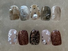 エールルーム 中目黒(aileroom)/フラワーチェックちぐはぐ