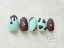 オル('olu)/チョコネイル/持ち込みデザイン