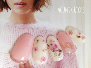 アグニークリッシェ(Agunik Riche)/【桜ネイル】