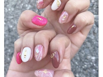 プティットスリール 西尾店(Petit Sourire)/☆大理石ネイル☆