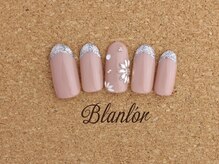ネイルサロン ブランロール 三軒茶屋店(Blanl'or)/フレンチ×メタルフラワー