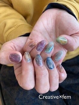 クリエイティブバイフェム(Creative×fem)/オーダーネイル