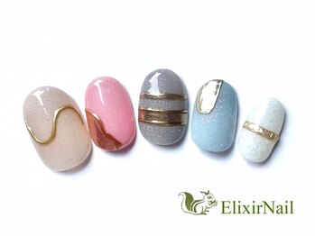 エリクサーネイル 池袋(Elixir Nail)/定額b カジュアル/クーポン使用