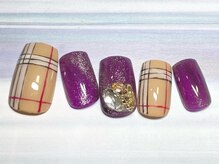 アロンジェ 甲府中央店/チェックネイル☆