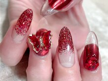 キャッツアイ東京 新宿店(Cat's eye TOKYO)/赤いネイル