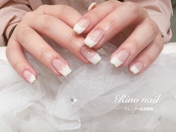 リノ ネイル(Rino nail)/白フレンチラメ　70613