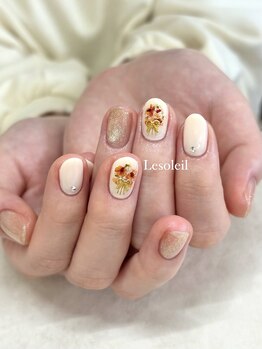 ル ソレイユ(Le soleil)/ブーケネイル　byあやか