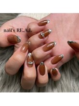 ネイルズリアル 倉敷(nail's RE.A.L)/ガラスフレンチ