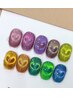 《大人気》　潤ツヤきらきらハートマグネットネイル　￥6500
