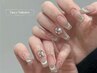 『上品で華やかな手元に★』マグネットグラデーションフレンチ 6280円