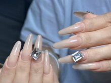 ヴィーナスネイル(Venus Nail)/透明感ワンカラー　長さ出し