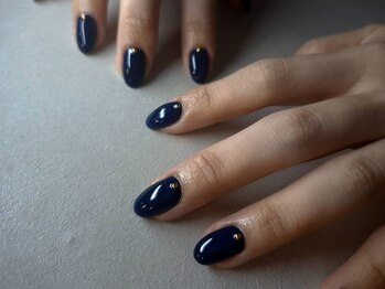 moqu.【モク】/ビジューワンカラーネイル