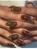 【HAND】マグネットorフラッシュネイル¥5500