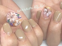 ネイルサロン キリグ(KILIG)/お花and蝶