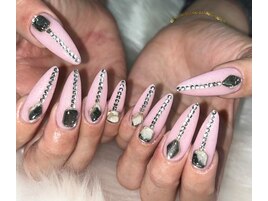 クリアスカルプ ゼブラ ピアス